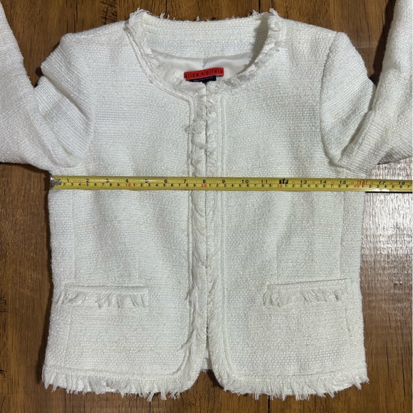 Alice + Olivia whiteTweed Blazer/jacket - Picture 13 of 16